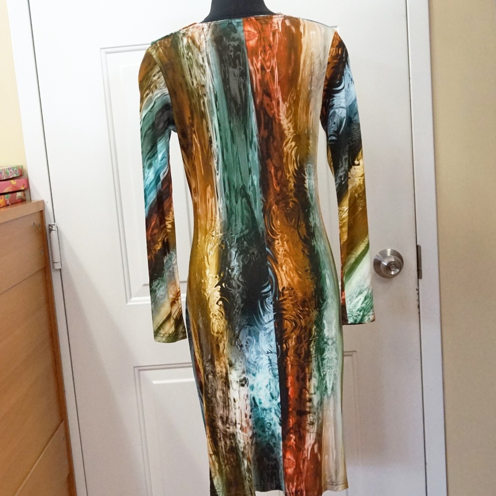 PARTY DRESS STRETCH MADE IN EUROPE - Picture 4 of 6
